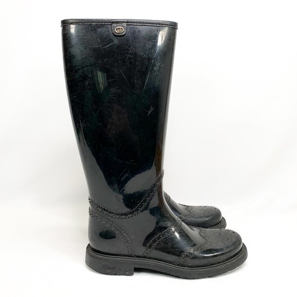 gucci wellington boots